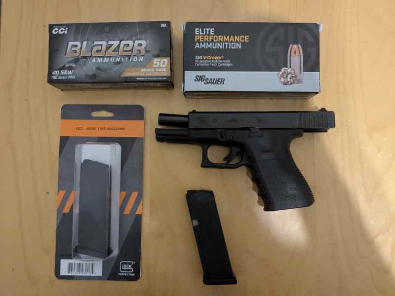 G23 with mag and ammo for sale 500$