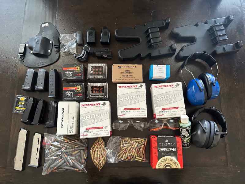 Various Ammo, Mags, Parts &amp; Accessories 