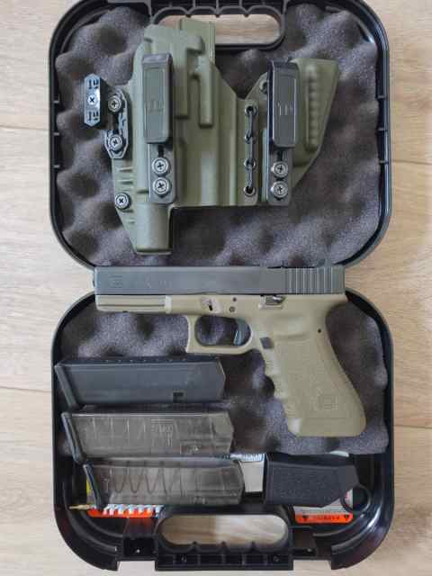 Glock 17 Gen 3 OD Green RMR Cut - $700