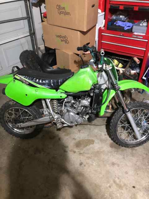 1987 KX60 dirtbike 