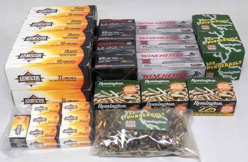 9025 Rounds Of .22 LR For Sale $0.055 Per Round