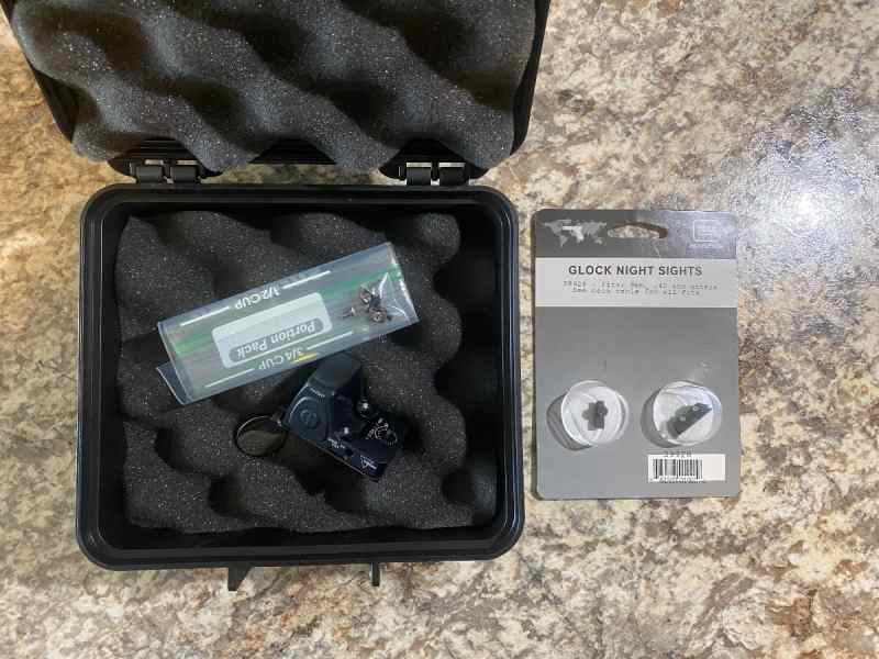 Rmr/x300/glock oem night sights package