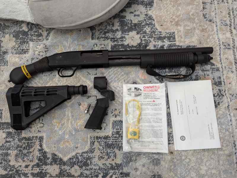 Mossberg 590 Shockwave 12ga with SBM4 Brace