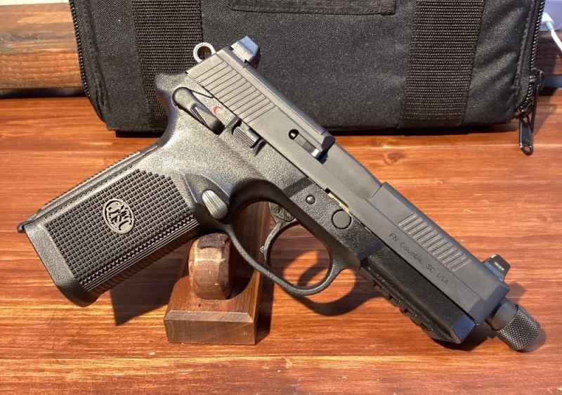 FNH FNX-45 Tactical .45 ACP 5.25” Optics Ready