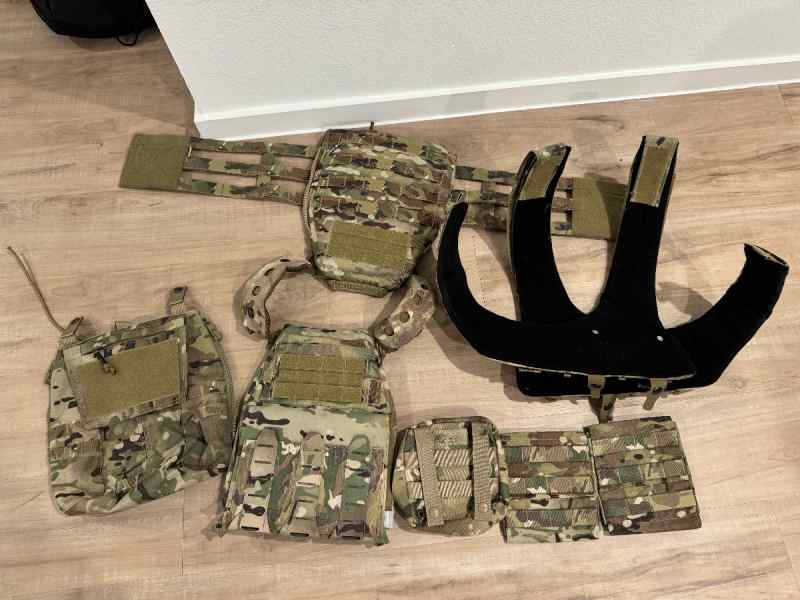 Crye AVS Plate Carrier replica Swimmer Cut +Extras