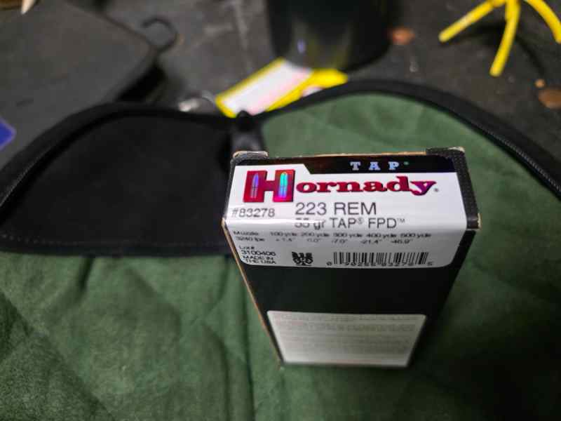 223 Hornady TAP 55gr and other brass FMJ