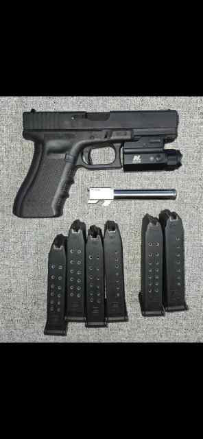 Glock 22 (40s&amp;w) gen4 + 9mm Conversion Barrel 