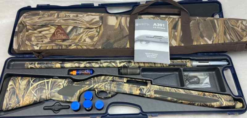 BERETTA A391 Extrema camo 12ga shotgun w/ hard &amp; s