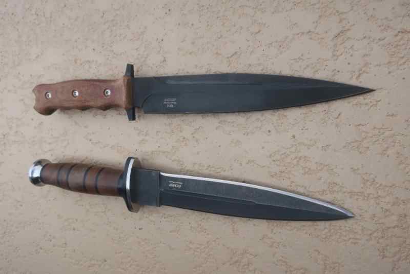 Kizlyar Russian Phoenix and KO2 discontinued knive