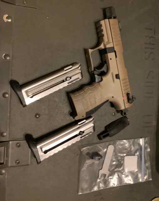 New Walther P22Q TAC FDE with threaded barrel