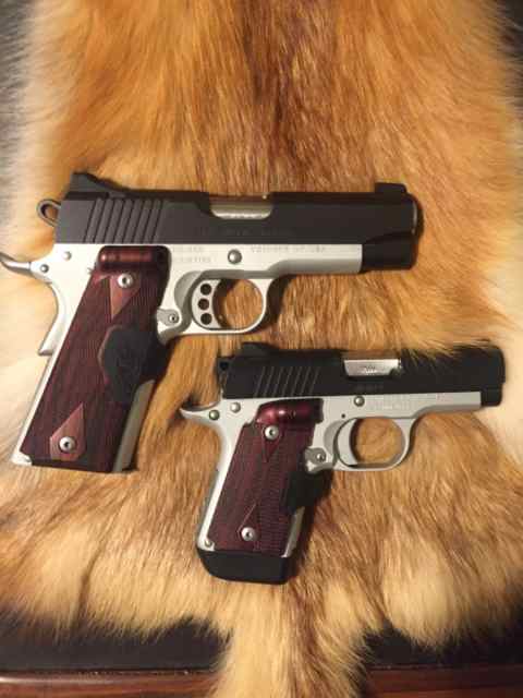 KIMBER CRIMSON CARRY 45 ACP and 9MM